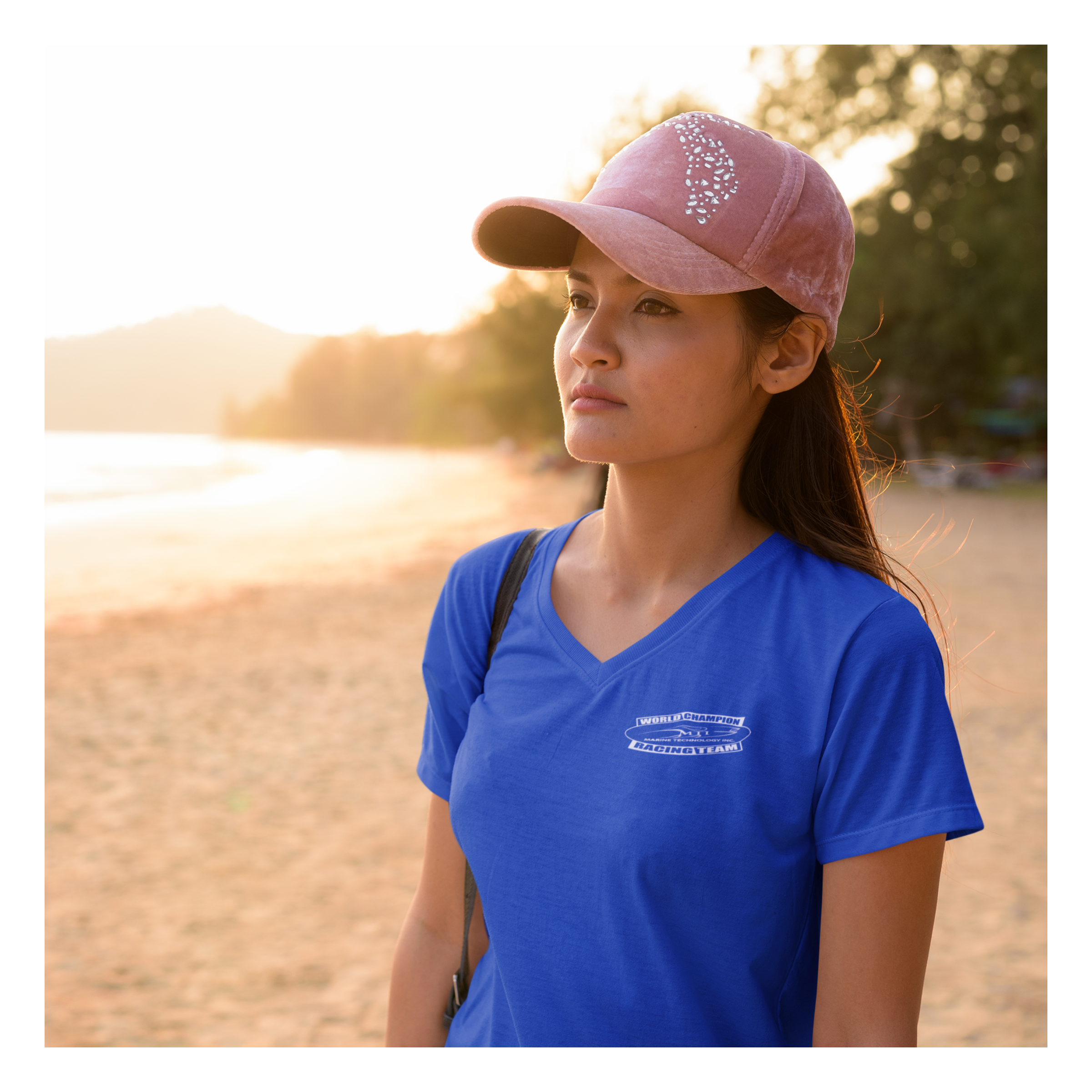 MTI Ladies V-Neck Tee