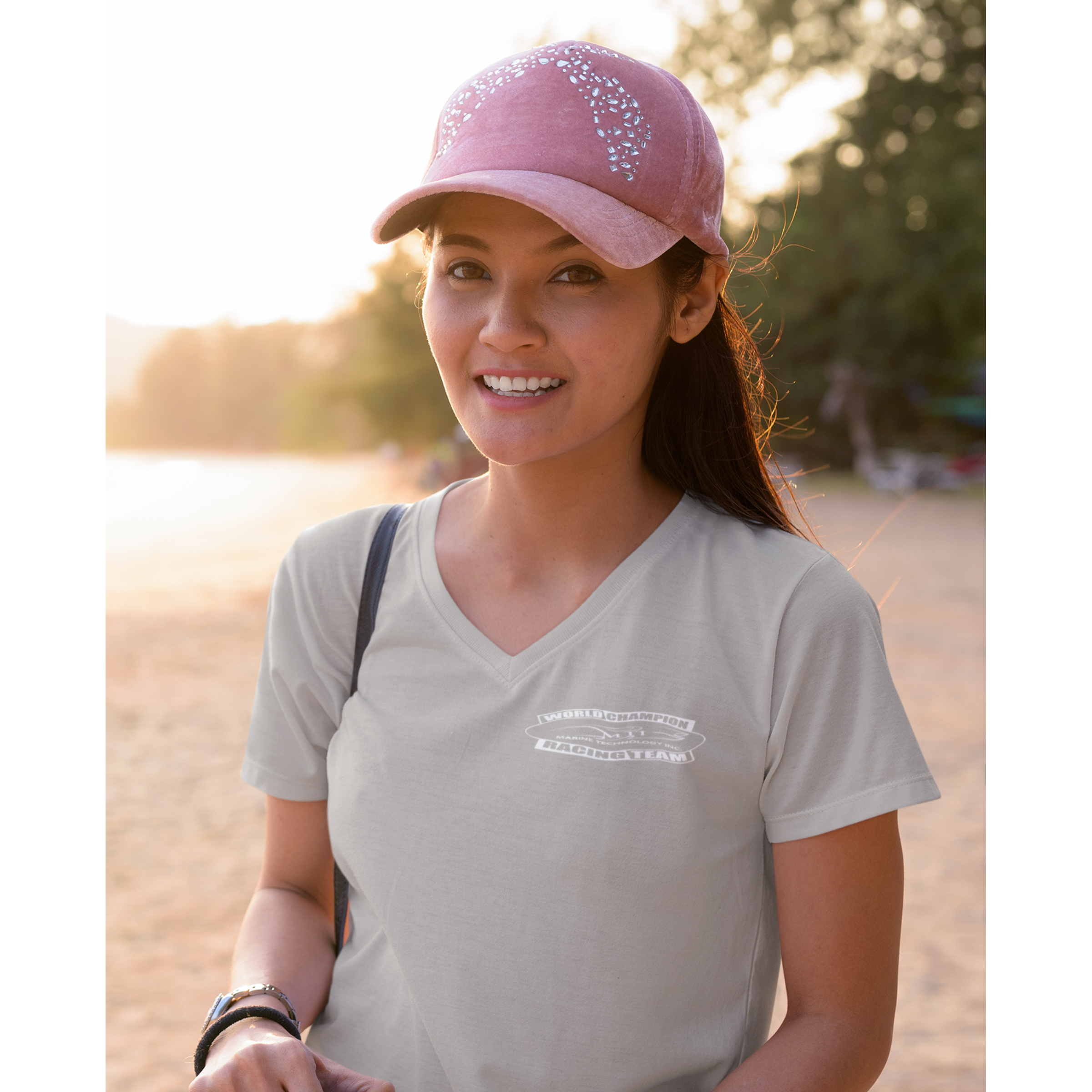 MTI Ladies V-Neck Tee