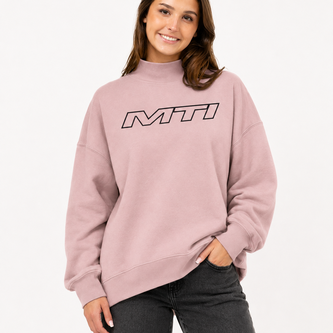 Legacy Diana Ladies Oversized Mockneck Crew
